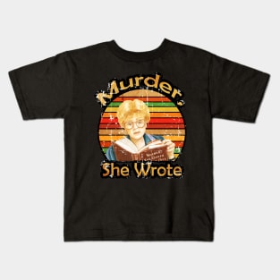 murder she wrote Vintage Kids T-Shirt